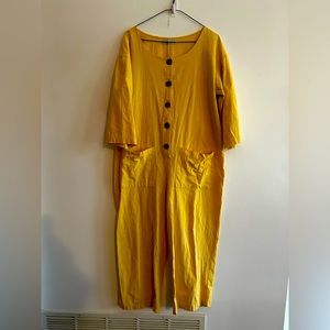 Yellow jumpsuit